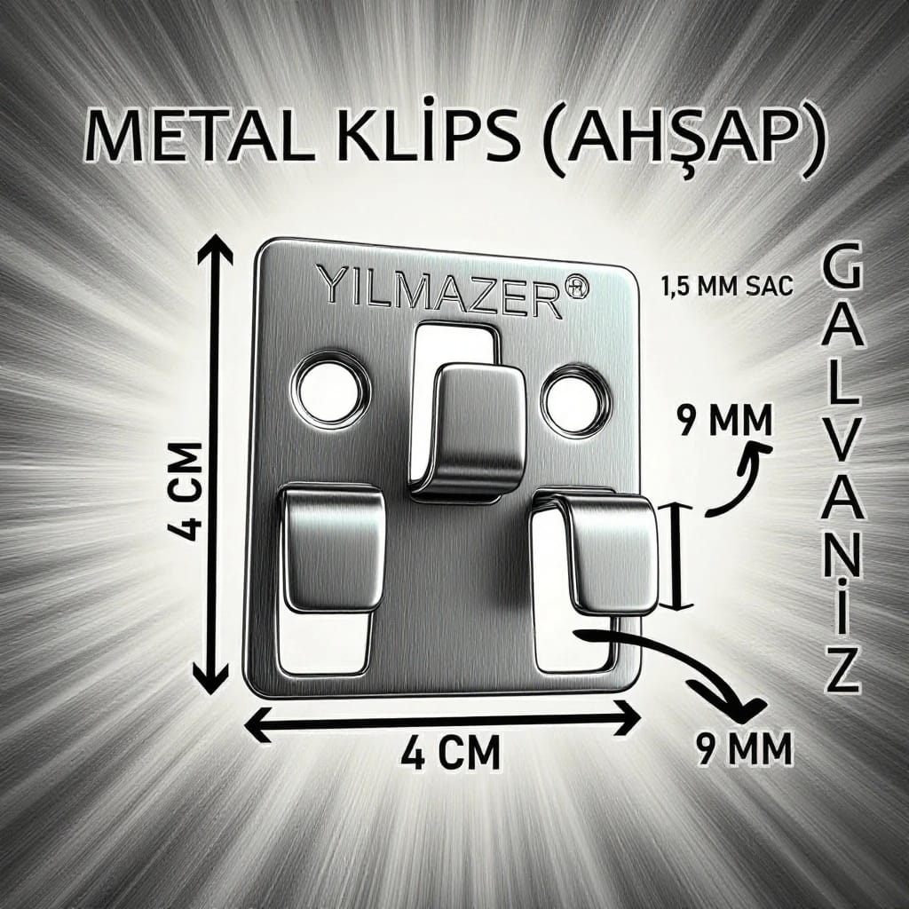 Paslanmaz Çelik Deck Sabitleme Klipsi