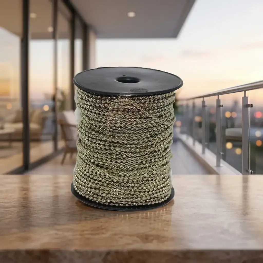 Boncuklu İp Metal Boncuklu İp Metal | Cam Balkon